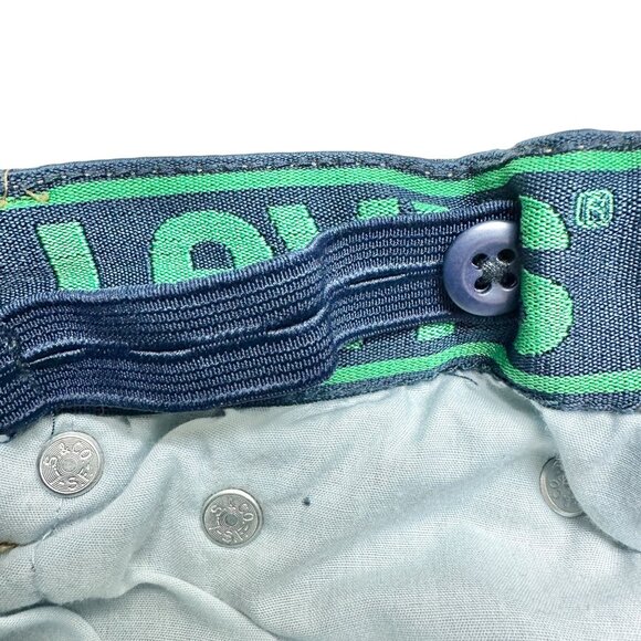 Levis Boys 511 Slim Fit Stretch Jeans Size 10 Reg W25 L26 Adj Waist Blue Denim - Picture 4 of 5